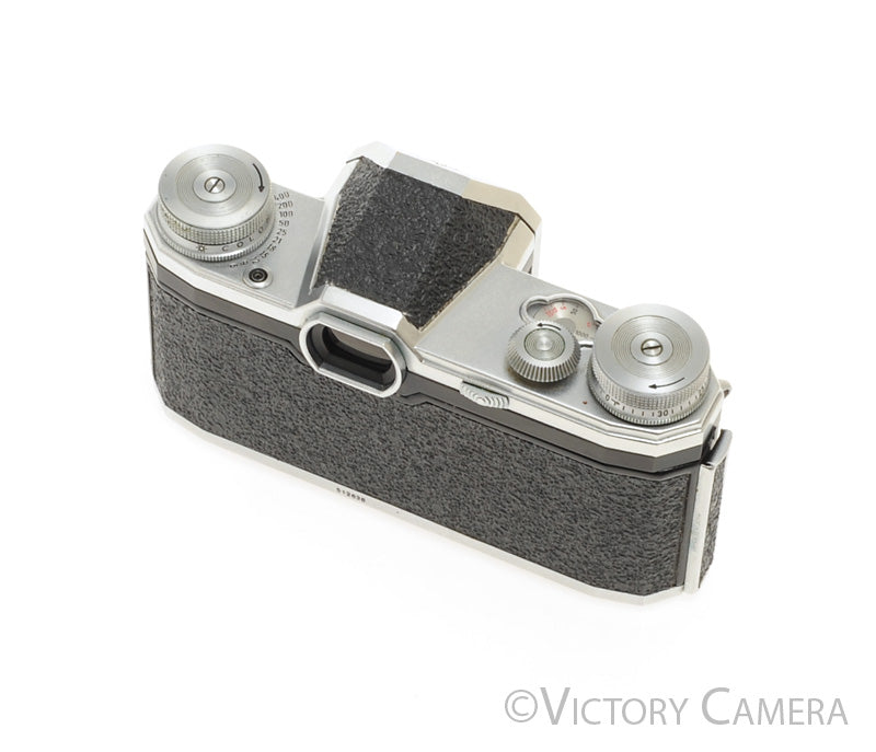 Petacon F Chrome 35mm M42 Mount Camera Body [EXC+] - Victory Camera