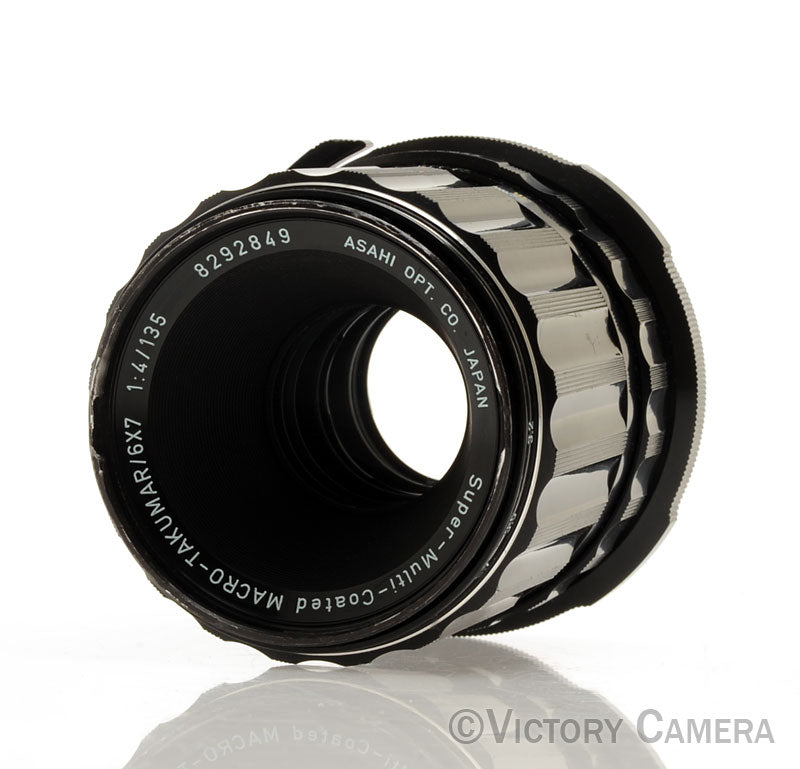 Pentax SMC 6x7 67 Takumar 135mm f4 Macro Lens  [GOOD] - Victory Camera