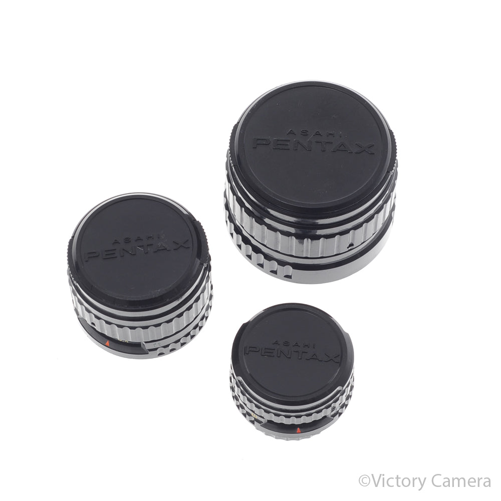 Pentax Auto 110 Lens Kit w/ 18mm f2.8, 24mm f2.8, 50mm f2.8 Prime [EXC] - Victory Camera