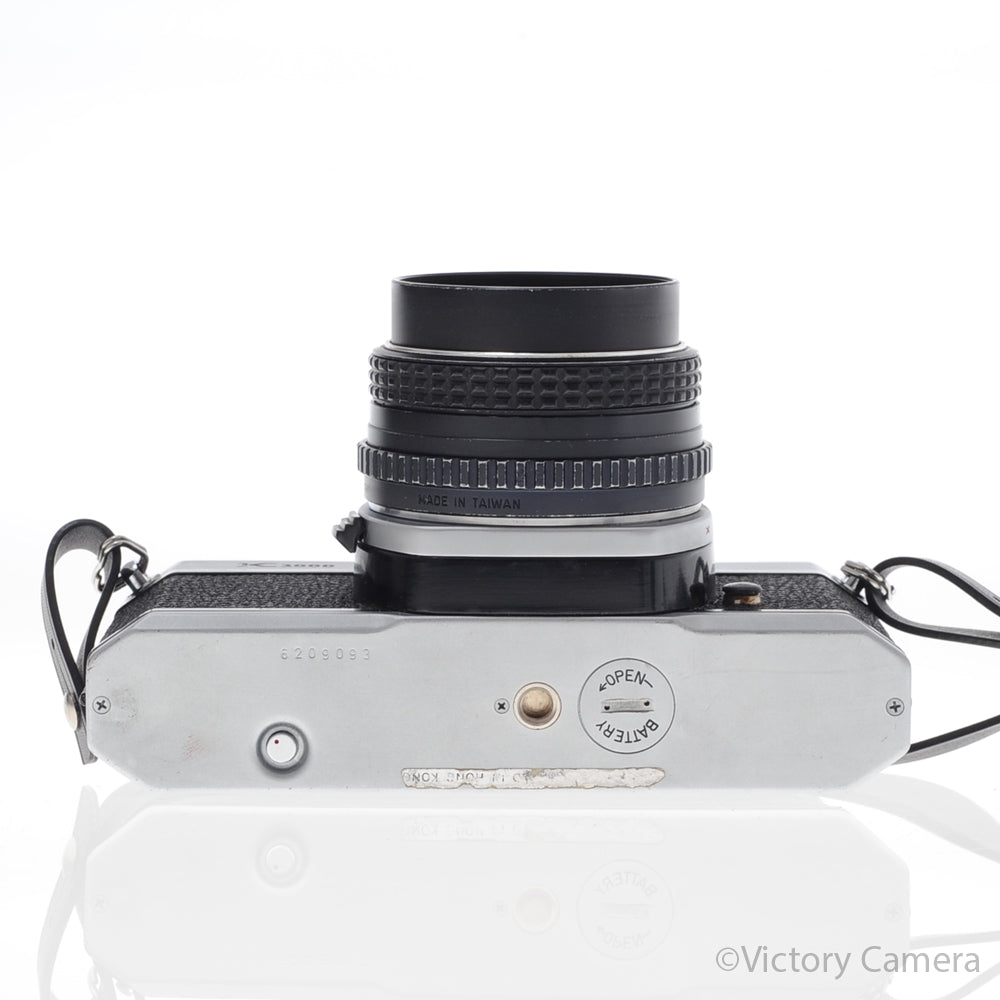Pentax K1000 Chrome 35mm Film Camera w/ 50mm f2 Lens [EXC+] image 4