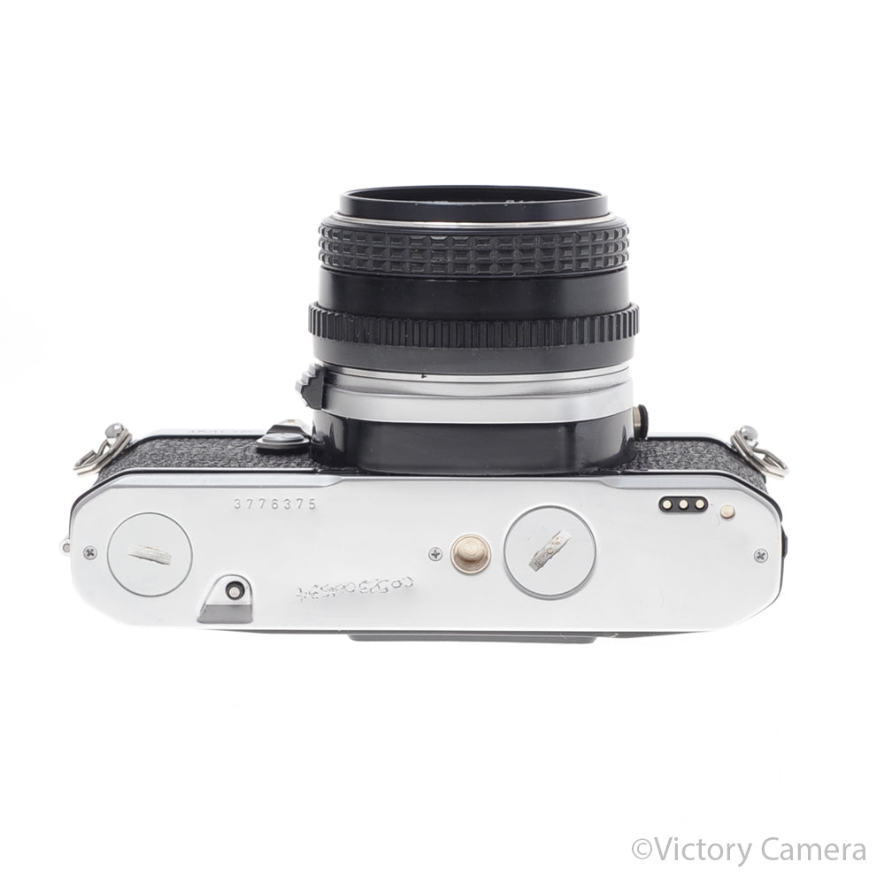 Pentax ME Super Chrome 35mm SLR Camera w/ 50mm f2 Lens [EXC-] image 4
