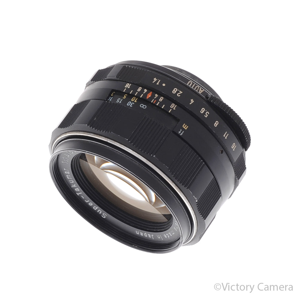 Pentax Super-Takumar 50mm f1.4 M42 Screw Mount Thorium Glass Lens [EXC