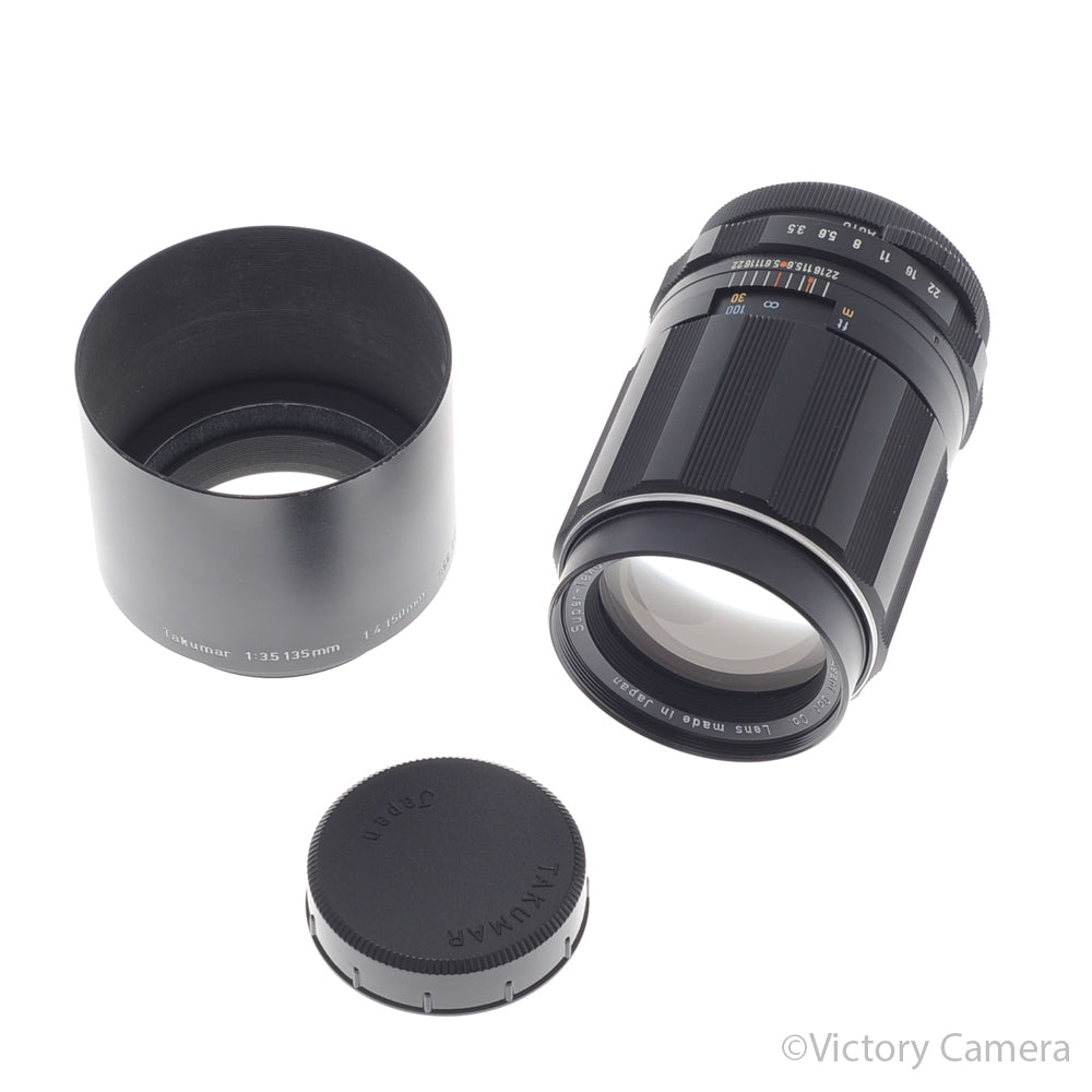 Pentax Super-Takumar 135mm f3.5 M42 Mount Portrait Lens [GOOD] - Victory Camera