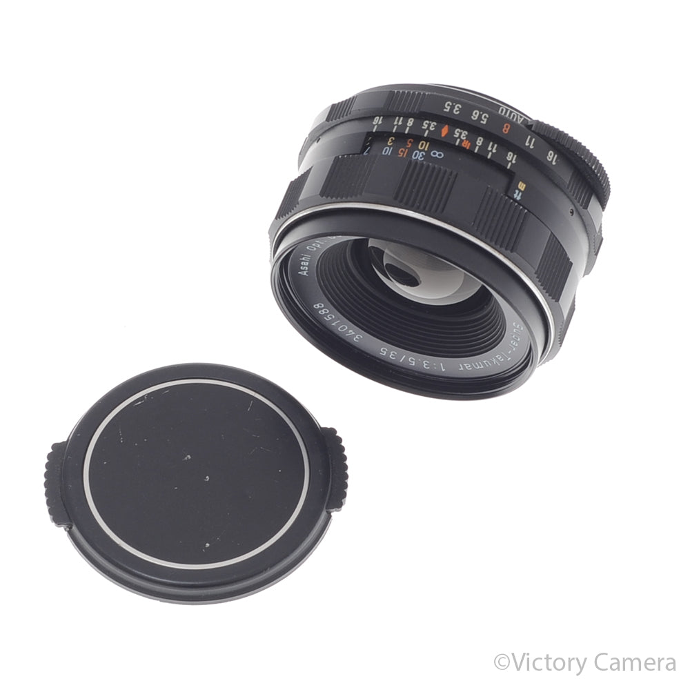 Pentax Super-Takumar 35mm f3.5 M42 Screw Mount Wide Angle Lens [EXC-] - Victory Camera