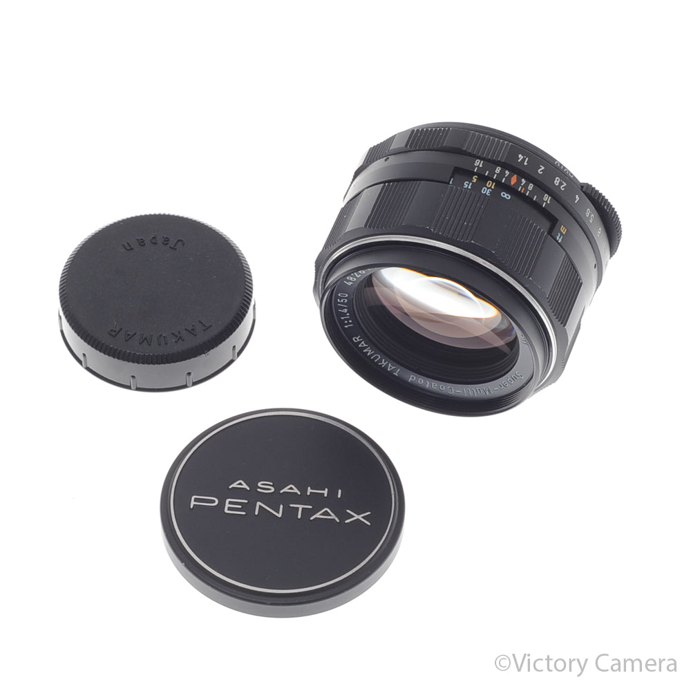 Pentax Super-Takumar 50mm f1.4 M42 Screw Mount Thorium Glass Lens [EXC] image 5