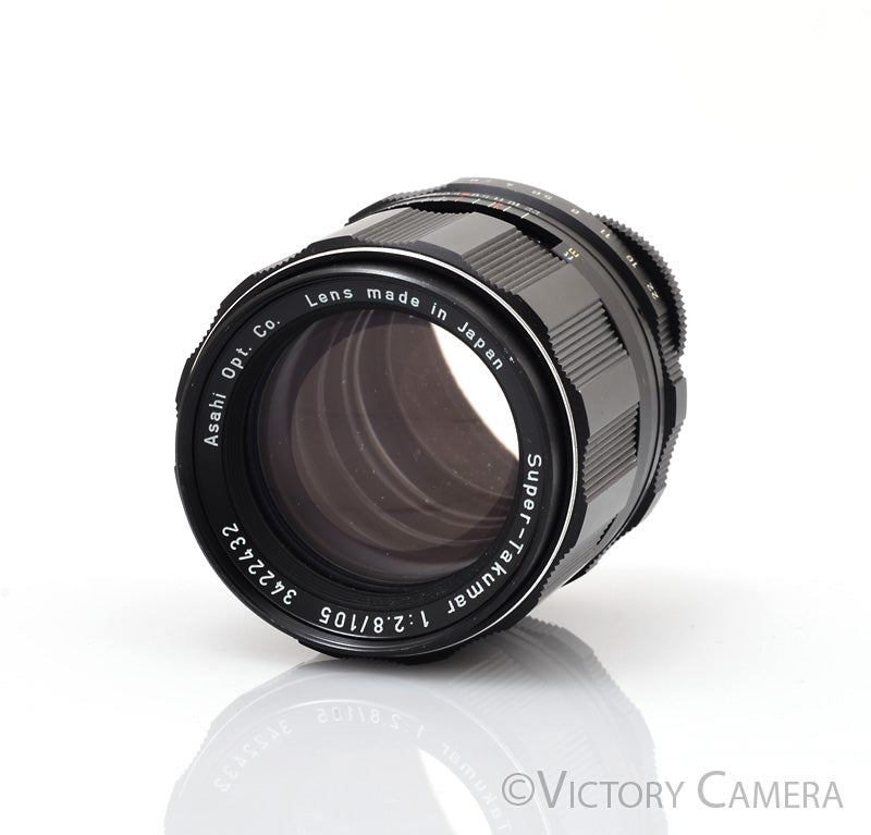 Pentax Super Takumar 105mm f2.8 Telephoto Lens for M42 Screw Mount  [GOOD] - Victory Camera