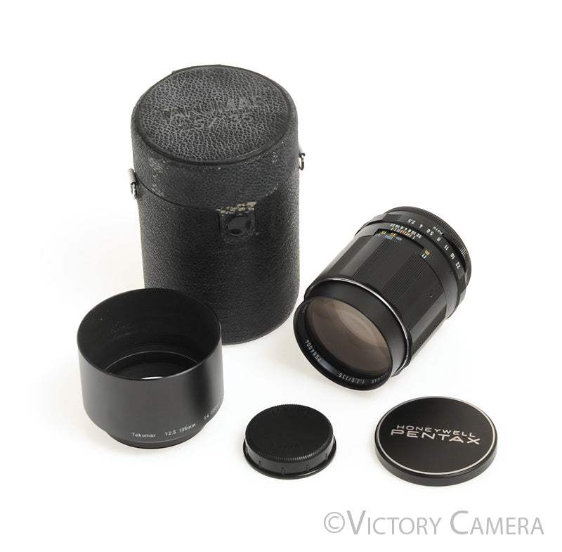 Pentax SMC Takumar 135mm f2.5 Fast m42 Screw Mount Lens w/ Case [MINT-