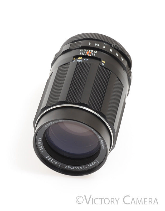 Pentax Super Takumar 150mm f4 Telephoto Lens for M42 Screw Mount [EXC+] - Victory Camera