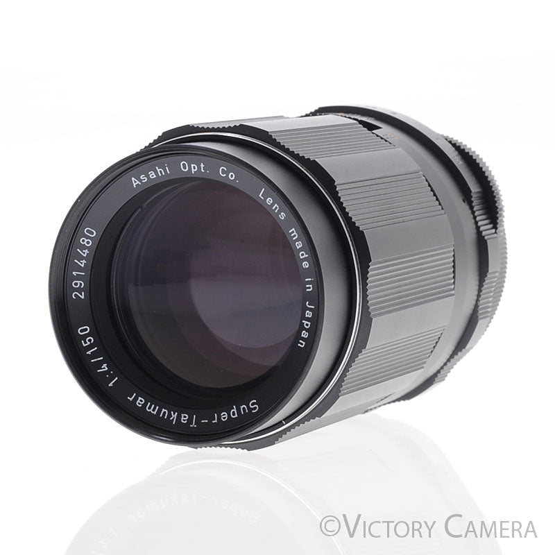 Pentax Super Takumar 150mm f4 Telephoto Lens for M42 Screw Mount  [EXC+] - Victory Camera