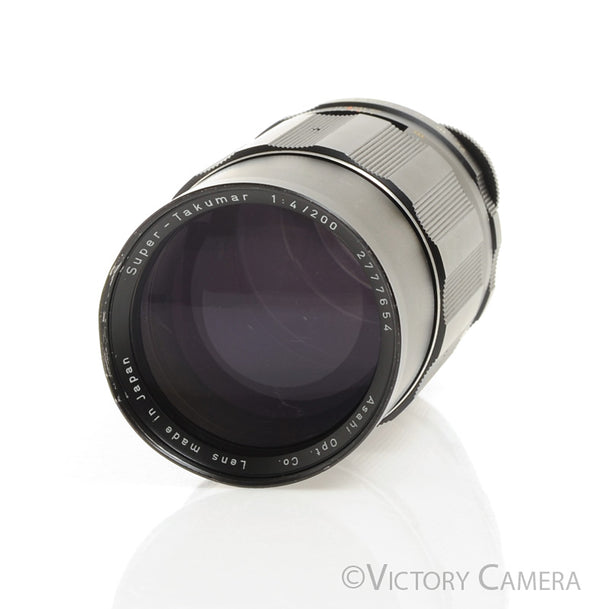 Pentax Super-Takumar SMC 200mm f4 M42 Screw Mount Lens [GOOD]