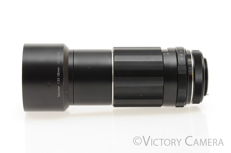 Pentax Super-Takumar SMC 200mm f4 M42 Screw Mount Lens w/ Shade [EXC]