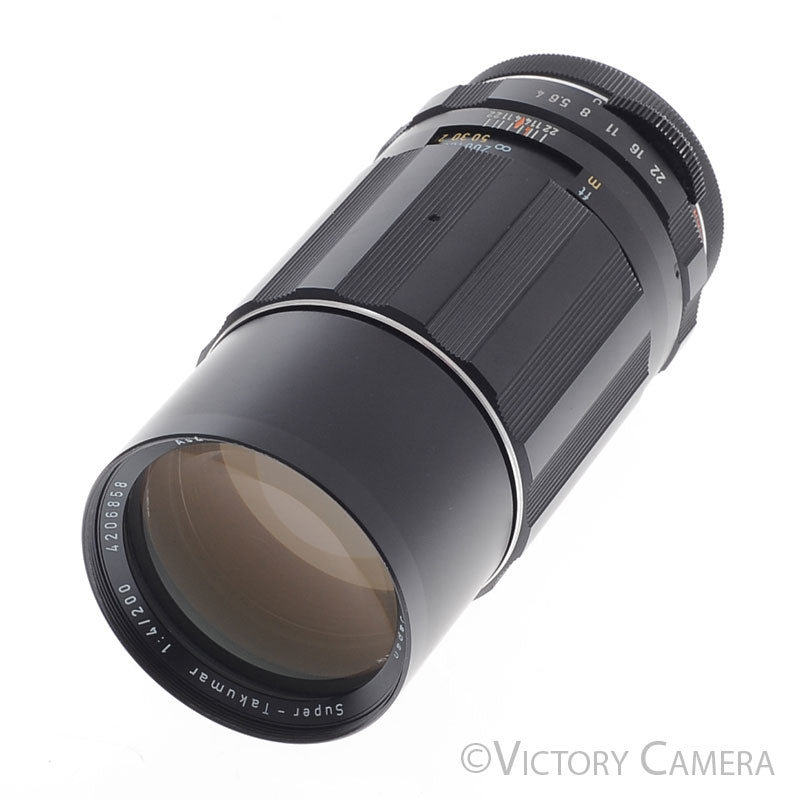 Pentax SMC Takumar 200mm f4 M42 Screw Mount Lens [EXC+]