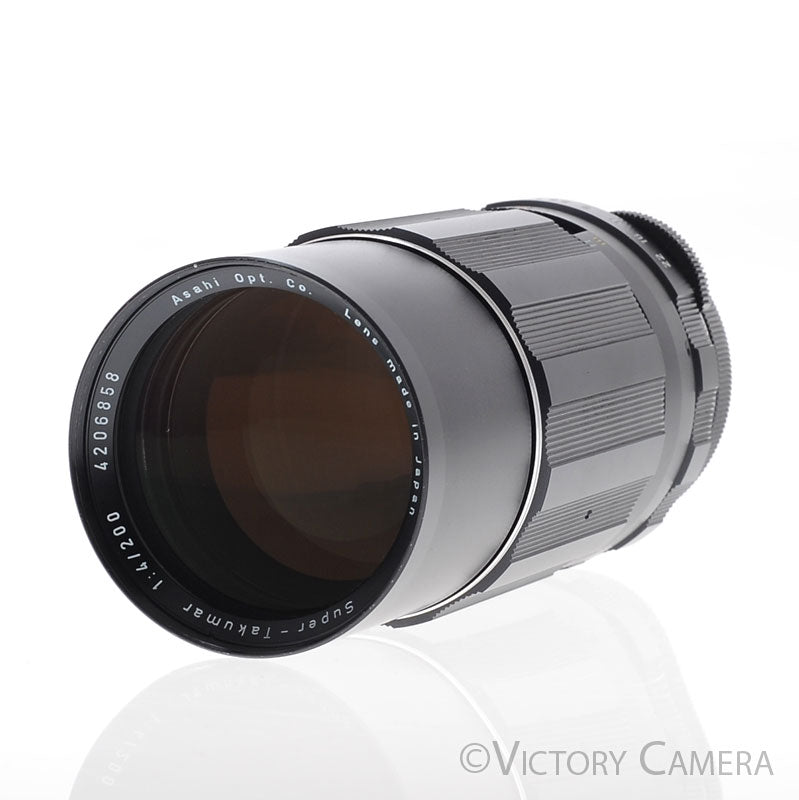 Pentax SMC Takumar 200mm f4 M42 Screw Mount Lens [EXC+] - Victory Camera