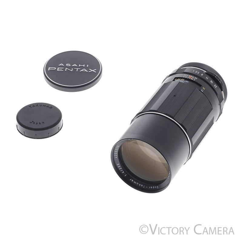 Pentax SMC Takumar 200mm f4 M42 Screw Mount Lens [EXC+] - Victory Camera
