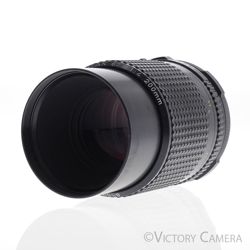 Pentax 6x7 67 SMC 200mm f4 Telephoto Portrait Lens [EXC+] - Victory Camera