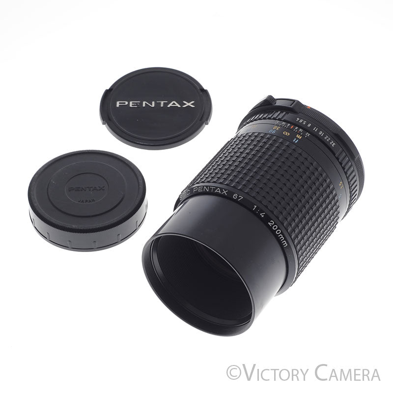 Pentax 6x7 67 SMC 200mm f4 Telephoto Portrait Lens [EXC+] - Victory Camera