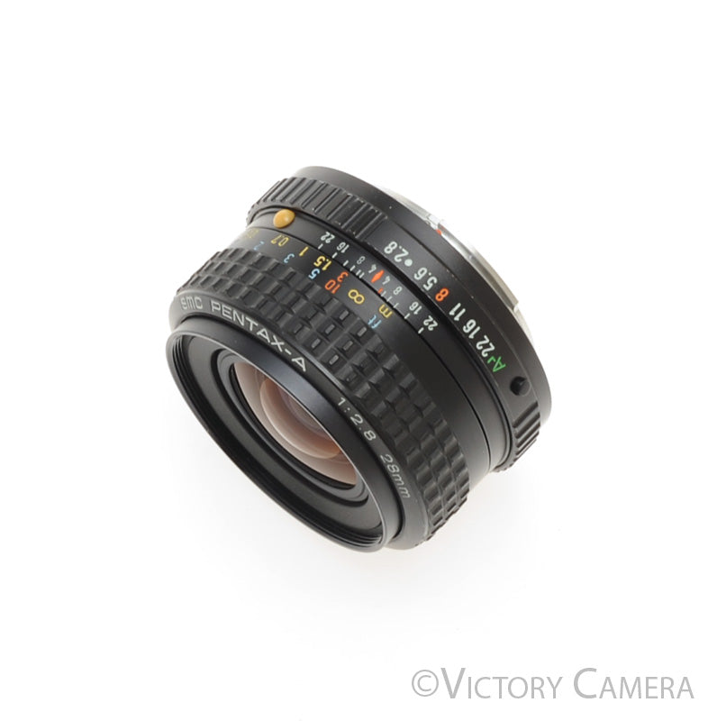 Pentax-A SMC 28mm f2.8 K Mount Wide Angle Prime Lens [EXC] - Victory Camera