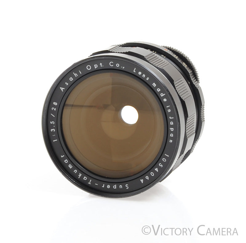 Pentax Super-Takumar 28mm f3.5 m42 Screw Mount Wide Angle Prime Lens -Clean- - Victory Camera