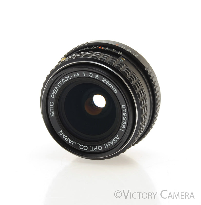 Pentax SMC Pentax-M 28mm f3.5 Wide Angle Prime Lens for K Mount [EXC-] - Victory Camera
