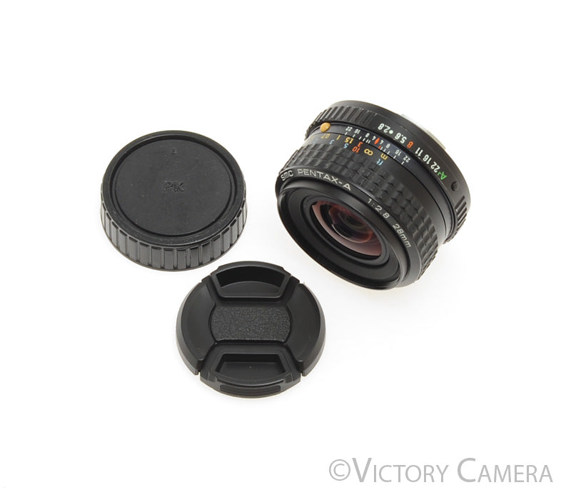 Pentax-A SMC 28mm f2.8 K Mount Wide Angle Prime Lens [EXC] - Victory Camera