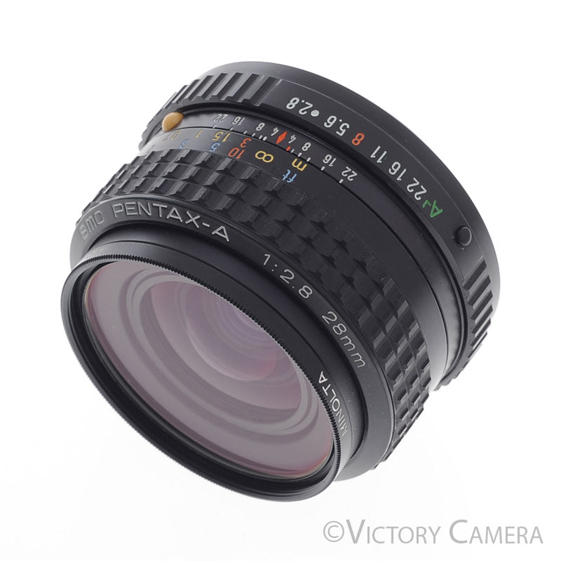 Pentax Pentax-A SMC 28mm f2.8 K Mount Wide Angle Prime Lens [EXC+] - Victory Camera