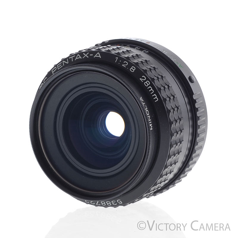 Pentax Pentax-A SMC 28mm f2.8 K Mount Wide Angle Prime Lens [EXC+] - Victory Camera