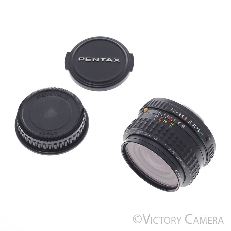Pentax Pentax-A SMC 28mm f2.8 K Mount Wide Angle Prime Lens [EXC+] - Victory Camera