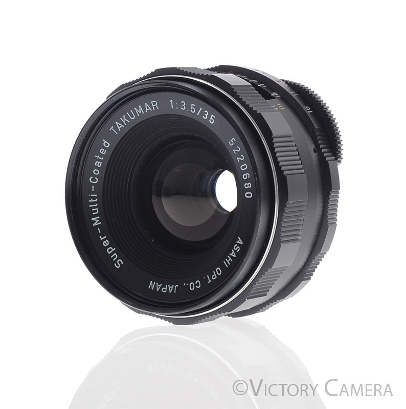 Pentax SMC Takumar 35mm f3.5 M42 Screw Mount Wide Angle Lens [EXC+] - Victory Camera