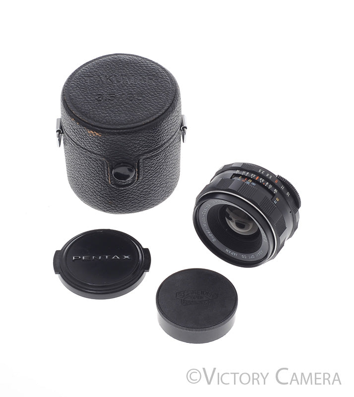 Pentax SMC Takumar 35mm f3.5 M42 Screw Mount Wide Angle Lens [EXC+] - Victory Camera