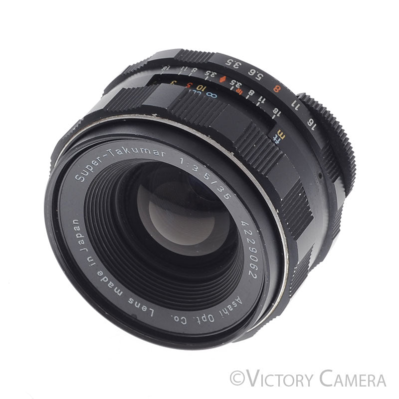 Pentax SMC Takumar 35mm f3.5 M42 Screw Mount Wide Angle Lens [EXC] - Victory Camera