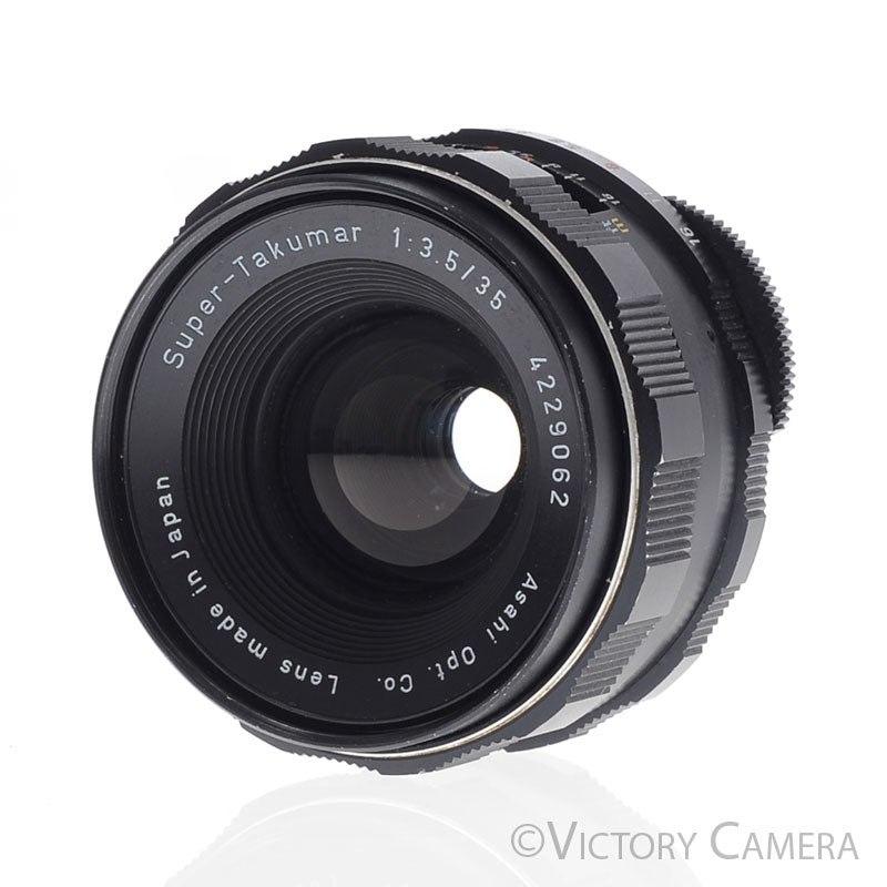 Pentax SMC Takumar 35mm f3.5 M42 Screw Mount Wide Angle Lens [EXC] - Victory Camera
