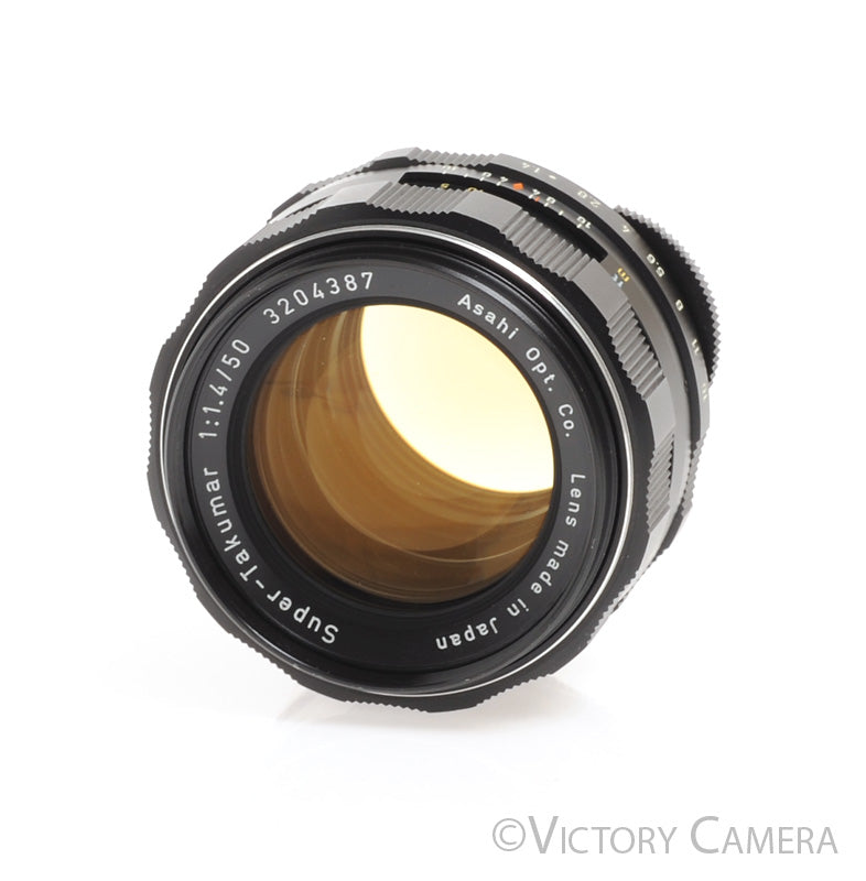 Pentax Super-Takumar 50mm F1.4 M42 Screw Mount Thorium Glass Lens [EXC