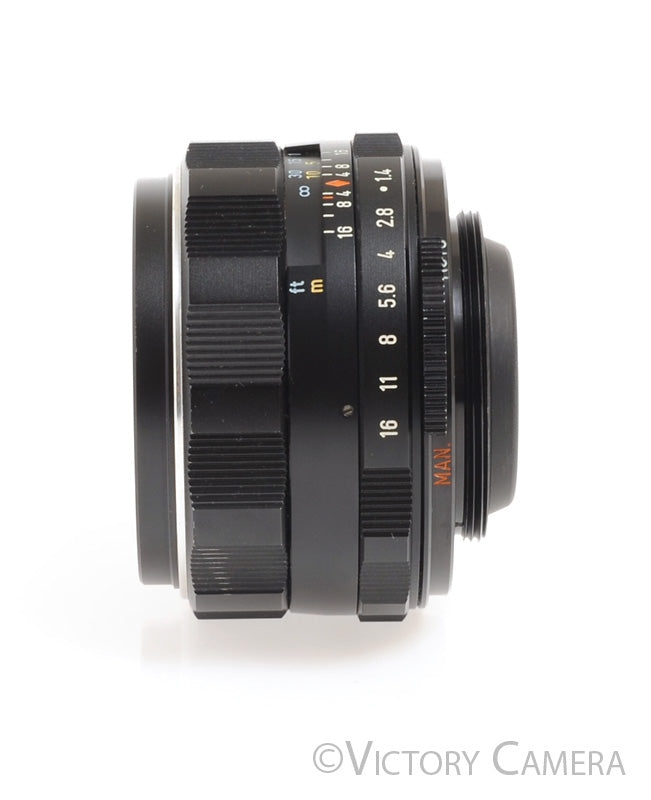 Pentax Super-Takumar 50mm F1.4 M42 Screw Mount Thorium Glass Lens [EXC+] - Victory Camera