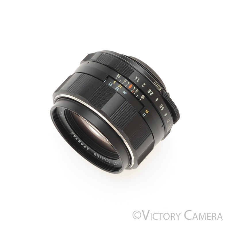 Pentax Super-Takumar 50mm F1.4 M42 Screw Mount Thorium Glass Lens [EXC+] - Victory Camera