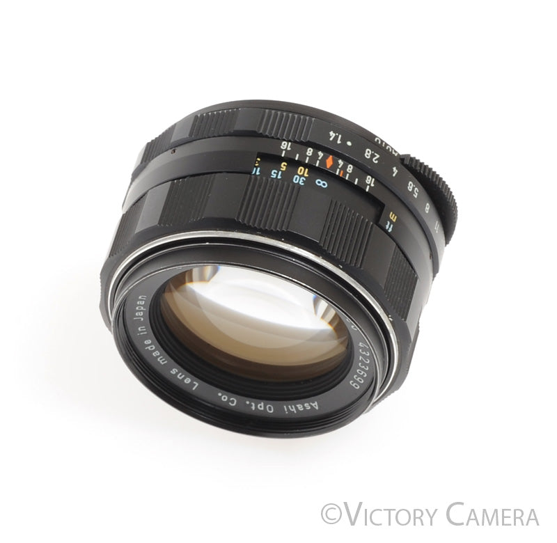 Pentax Super-Takumar 50mm F1.4 M42 Screw Mount Thorium Glass Lens [EXC
