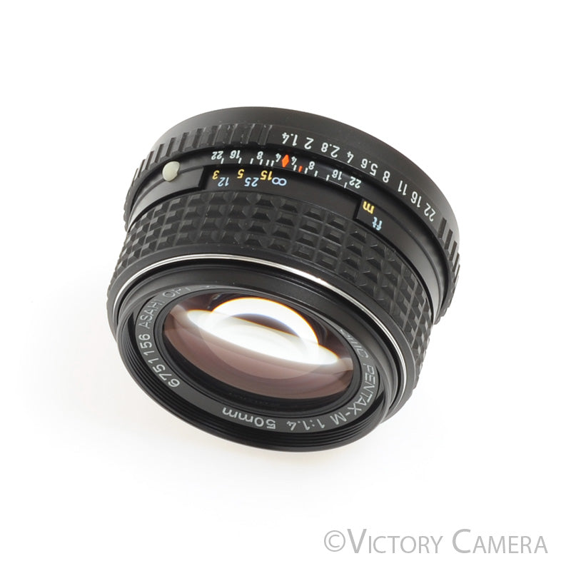 Pentax SMC Pentax-M 50mm f1.4 Prime Lens for K Mount [MINT-] - Victory Camera