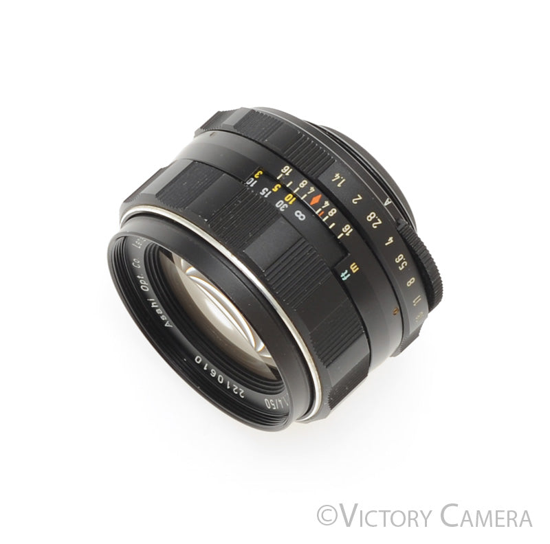 Pentax Super-Takumar 50mm M42 Screw Mount Thorium Glass Lens [EXC