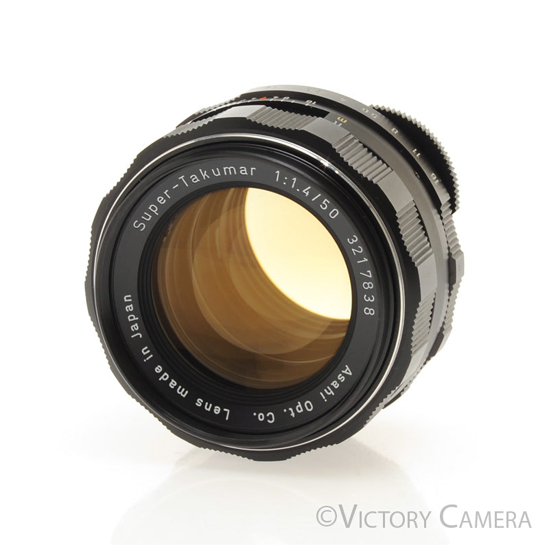 Pentax Super-Takumar 50mm F1.4 M42 Screw Mount Thorium Glass Lens  [EXC+]
