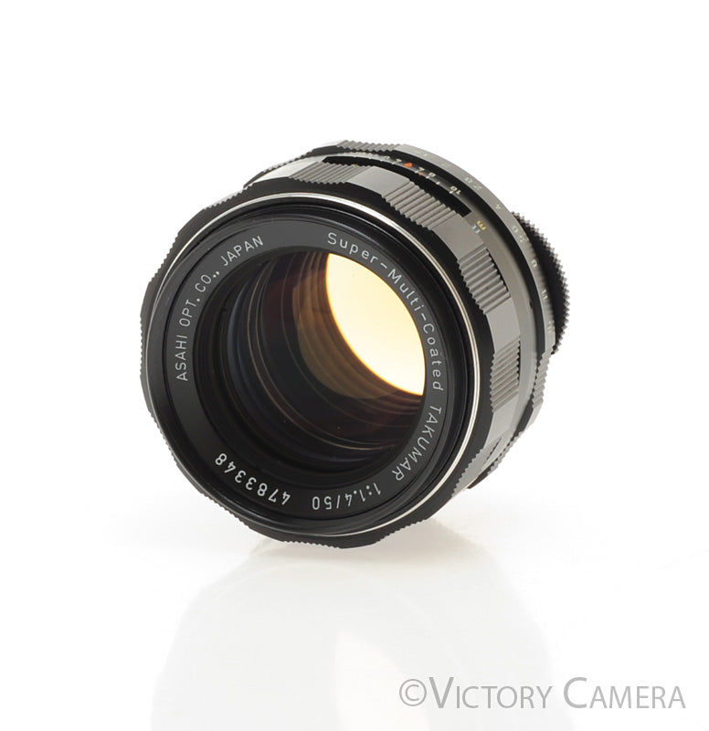 Pentax Super-Takumar 50mm F1.4 M42 Screw Mount Thorium Glass Lens [EXC+] - Victory Camera
