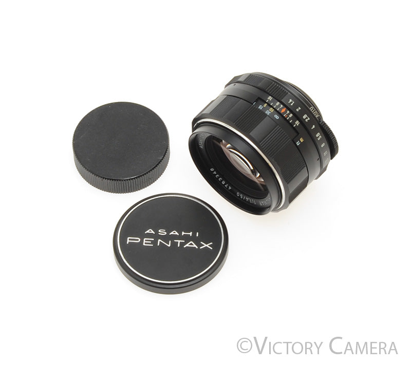 Pentax Super-Takumar 50mm F1.4 M42 Screw Mount Thorium Glass Lens [EXC+] - Victory Camera