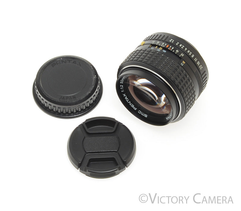 Pentax SMC Rare 50mm f1.2 FAST Prime Lens for K Mount  [MINT-] - Victory Camera