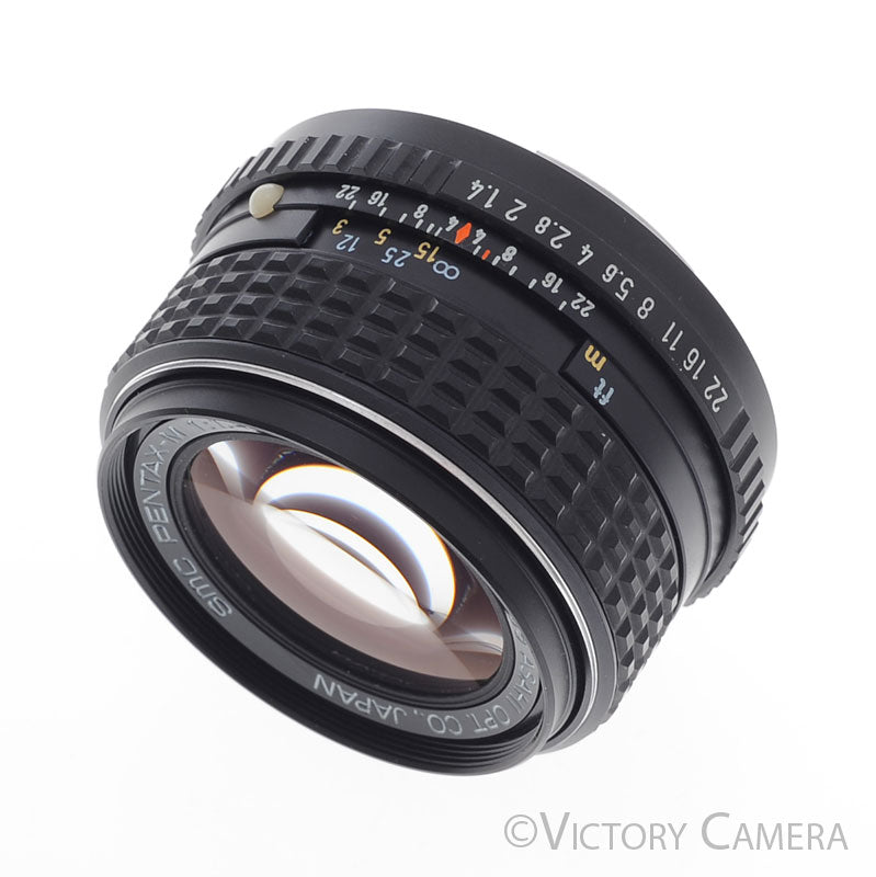 Pentax SMC Pentax-M 50mm f1.4 Prime Lens for K Mount  [EXC+] - Victory Camera