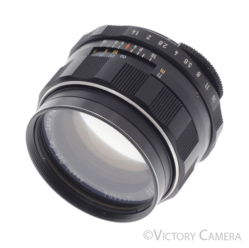 Pentax Super-Takumar 50mm f1.4 8 Element Thorium Prime Lens [EXC+] - Victory Camera