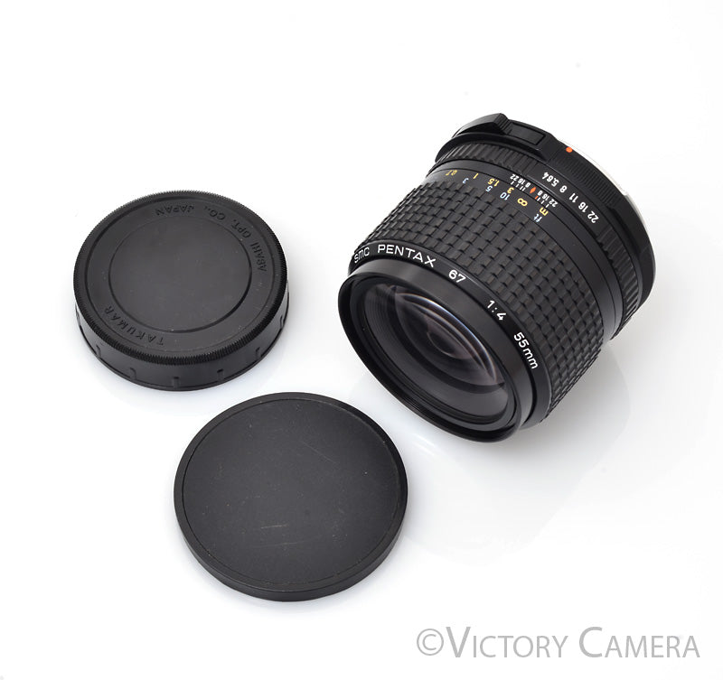 Pentax SMC 67 6x7 55mm f4 Wide-Angle Prime Lens [EXC+] - Victory Camera