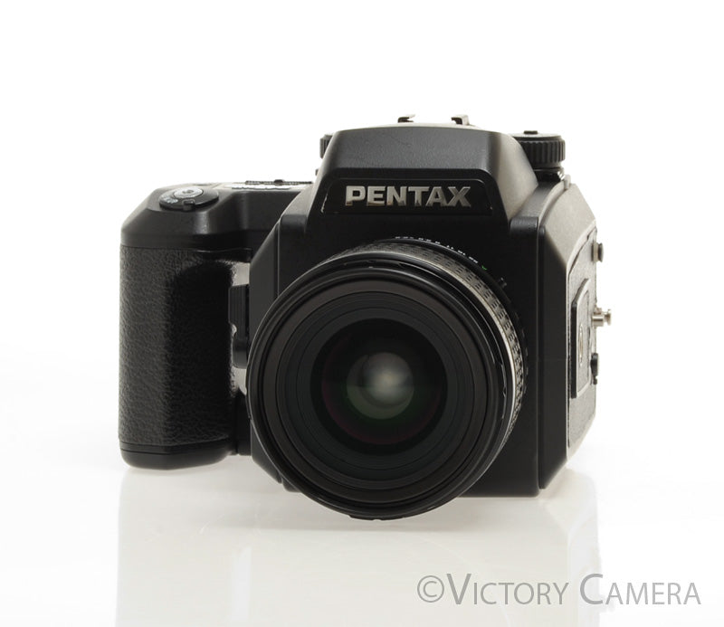 Pentax 645N II 645Nii Film Camera W/ FA 45mm 120 Back [EXC+] - Victory Camera