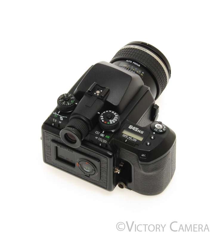 Pentax 645N II 645Nii Film Camera W/ FA 45mm 120 Back [EXC+] - Victory Camera