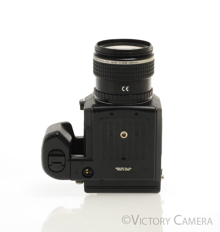 Pentax 645N II 645Nii Film Camera W/ FA 45mm 120 Back [EXC+] - Victory Camera