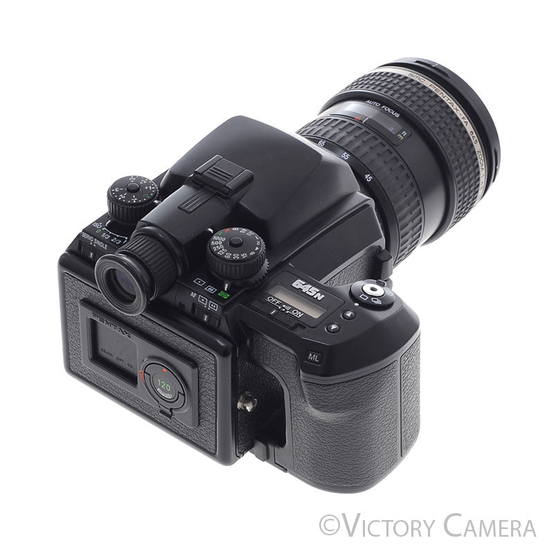 Pentax 645N Film Camera w/ FA 45-85mm f4.5 Zoom Lens [EXC+] - Victory Camera