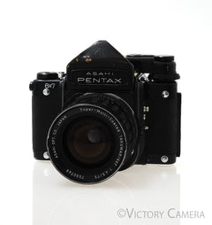 Pentax 6x7 67 Camera w/ Metered Prism, 75mm f4.5 Lens [GOOD]