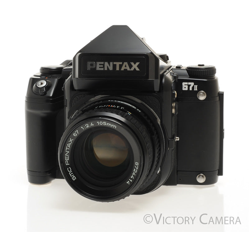 Pentax 67 II 67II 6x7 Medium Format Camera w AE Finder 105mm f2.4 Lens [EXC+] - Victory Camera
